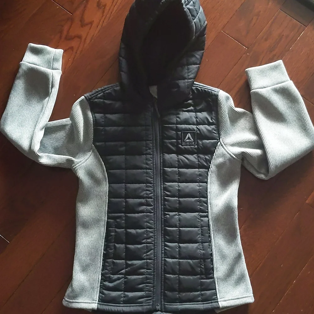 Reebok Quilted Girls Sz M Lightweight Fall Jacket